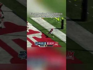 Maryland’s FIRST & LAST Touchdown of the 2025 Season! 🐢🏈🔥 | Maryland Terrapins #Shorts