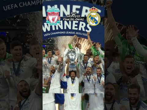 Liverpool vs Real Madrid UCL Final 21/22