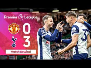Van de Ven CRAZY Assist! ⚡️ Bruno RED 😮 | Manchester United v Spurs 2024/25