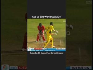 AUS vs ZIM 2011 World Cup Highlights! 😱🔥 #shorts #cricket