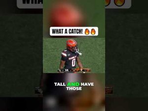 How did he even catch that?! 😱 #football #highlights