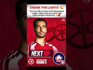 Arsenal vs Lille 😎 #Arsenal #UCL #Lille #ChampionsLeague #COYG #AFC #Football #Highlights #Today #PL
