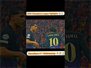 Barcelona 4-1 Galatasaray 🔥 | UEFA Champions League Highlights ⚽🏆