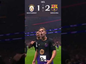 🔥 GALATASARAY 1-4 FC BARCELONA | UEFA CHAMPIONS LEAGUE HIGHLIGHTS ⚽ #ucl #barcelona #messi